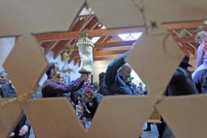 Inauguration of a new Torah scroll ceremony